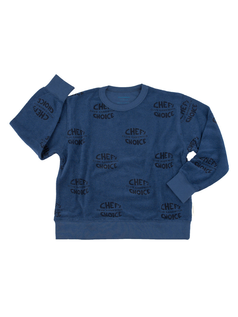 Tiny Cottons tops and tees Tiny Cottons Club Sandwich Towel Sweatshirt