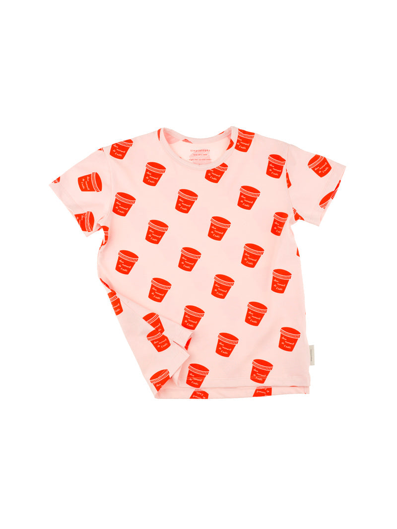 Tiny Cottons tops and tees Tiny Cottons Light Pink Pots SS Tee