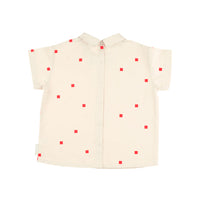 Tiny Cottons tops and tees Tiny Cottons Square Dots Woven Shirt
