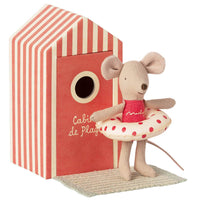 Maileg Beach mice, Little sister in Cabin de Plage