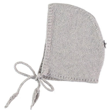 Tocoto Vintage accessories Tocoto Grey Knit Bonnet