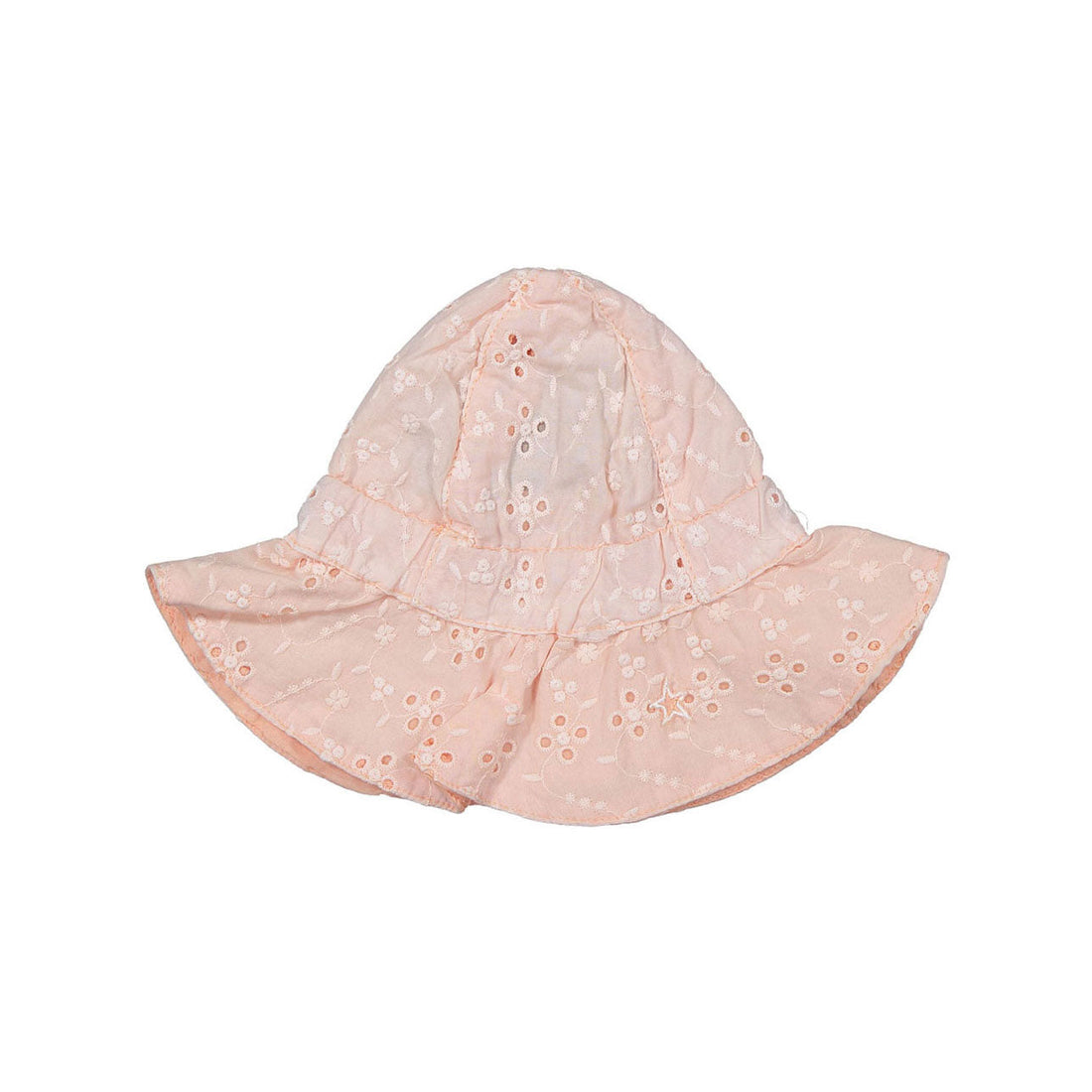 Tocoto Vintage accessories Tocoto Vintage Salmon Swiss Embroidered Hat