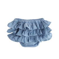 Tocoto Vintage bloomers Tocoto Vintage Blue Ruffle Bloomers