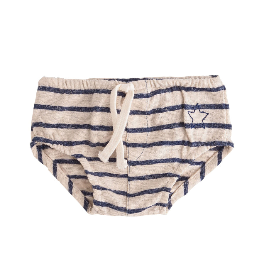Tocoto Vintage bloomers Tocoto Vintage Navy Stripe Terry Bloomers