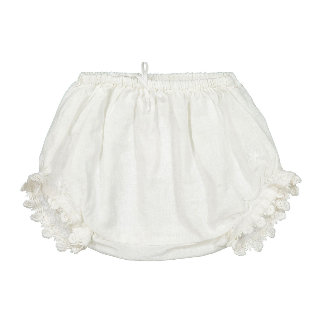 Tocoto Vintage bloomers Tocoto Vintage White Lace Trimmed Bloomers