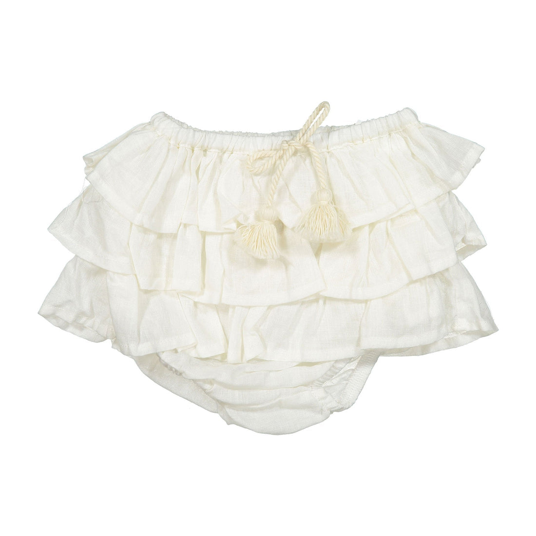 Tocoto Vintage bloomers Tocoto Vintage White Ruffle Bloomer