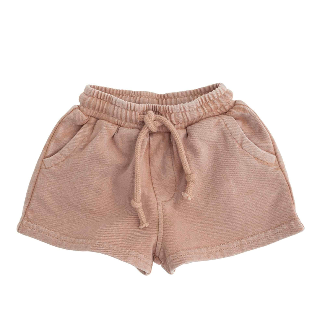 Tocoto Vintage bottoms Tocoto Vintage Brown Baby Kid Boy Fleece Shorts