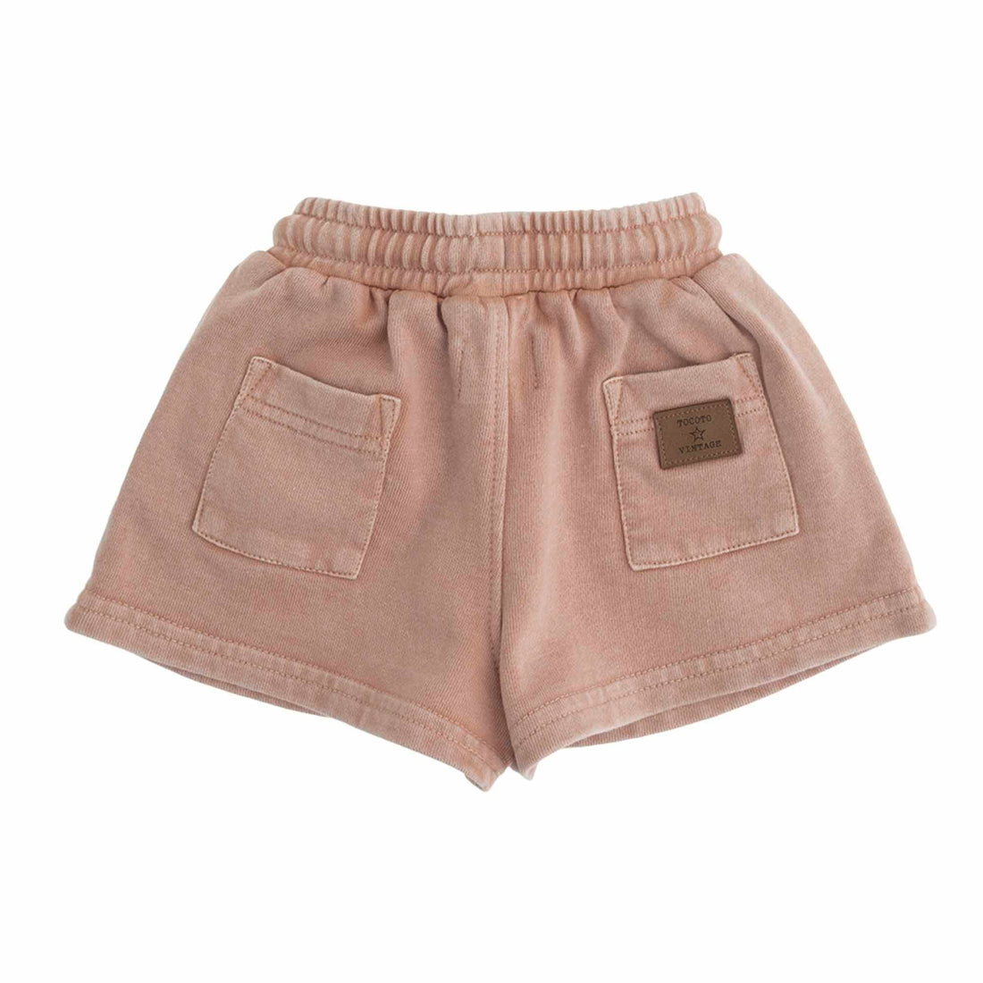 Tocoto Vintage bottoms Tocoto Vintage Brown Baby Kid Boy Fleece Shorts