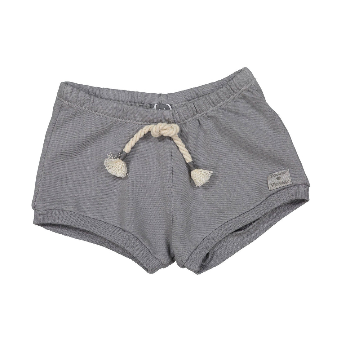 Tocoto Vintage bottoms Tocoto Vintage Grey Fleece Baby Shorts