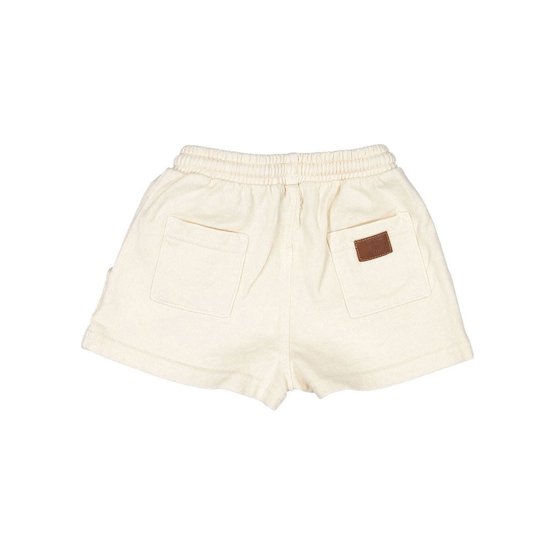 Tocoto Vintage bottoms Tocoto Vintage Off White Baby Kid Boy Fleece Shorts