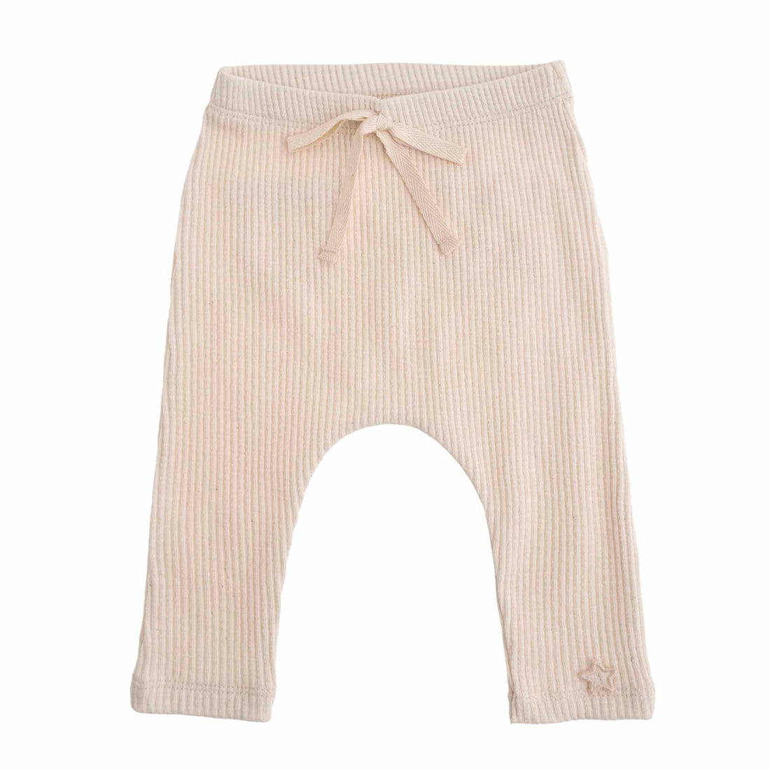 Tocoto Vintage bottoms Tocoto Vintage Off-White Baby Ribbed Leggings Organic Cotton