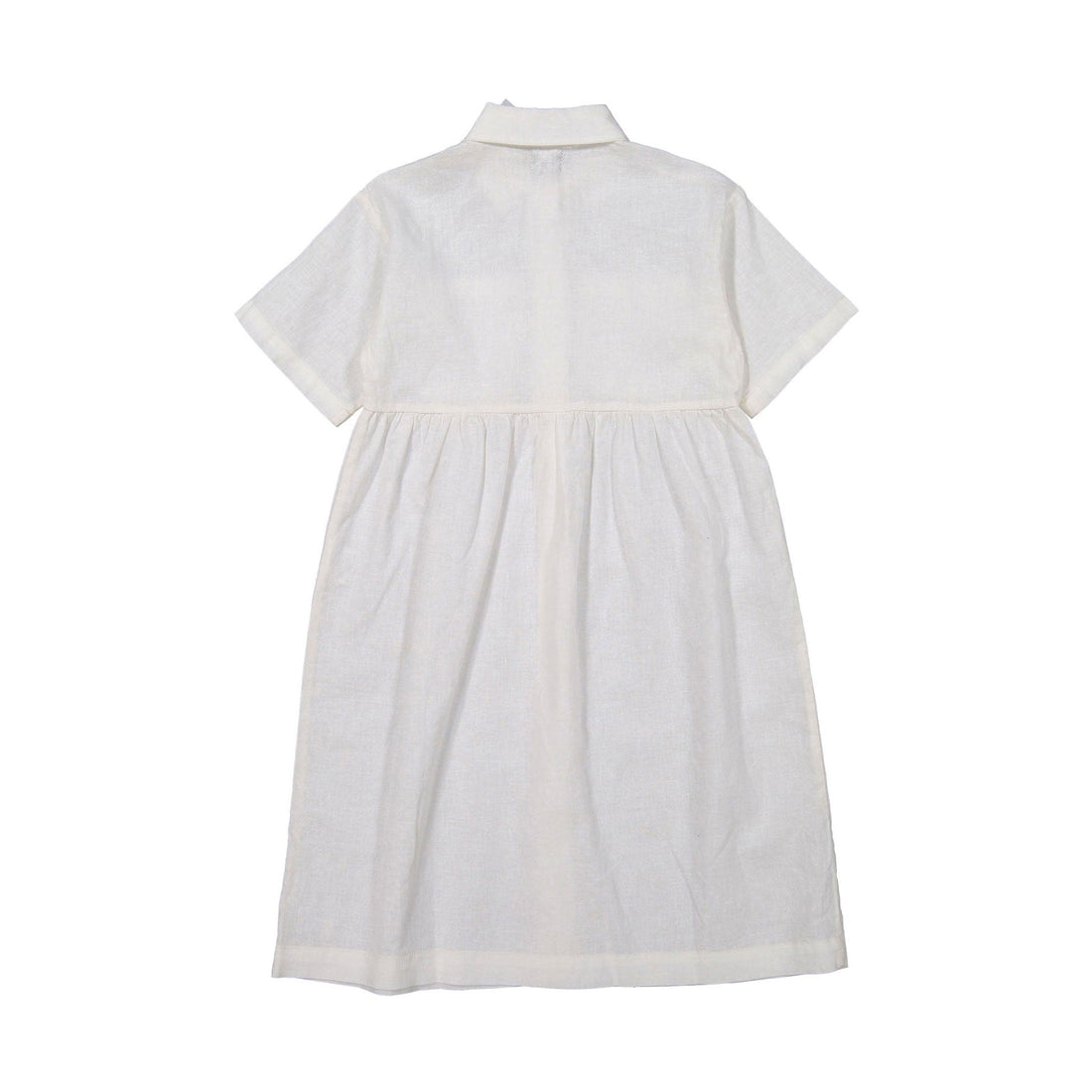Tocoto Vintage dresses Tocoto Vintage Cream Midi Shirt Dress