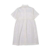 Tocoto Vintage dresses Tocoto Vintage Cream Midi Shirt Dress