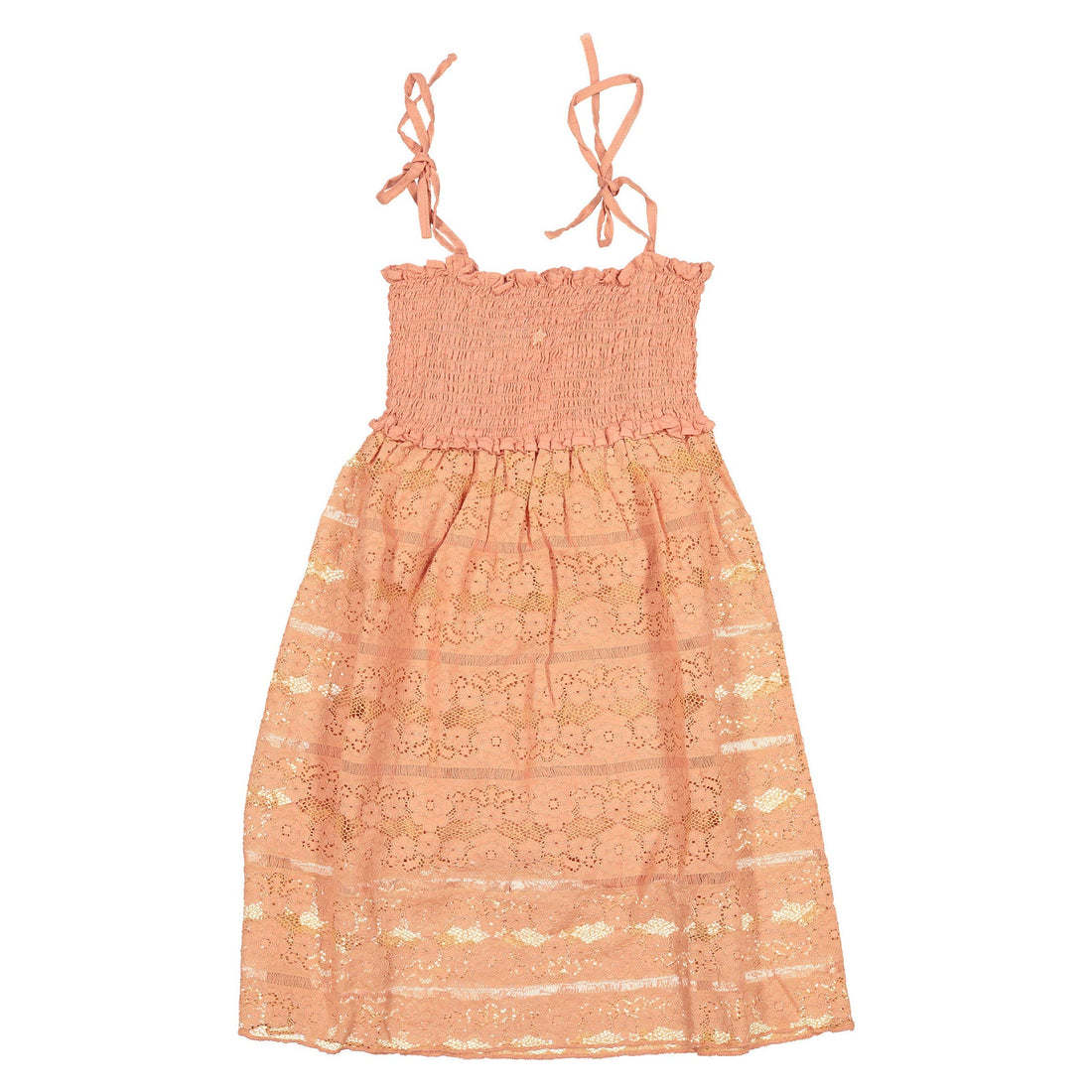 Tocoto Vintage Pink Lace Midi Dress – Ladida