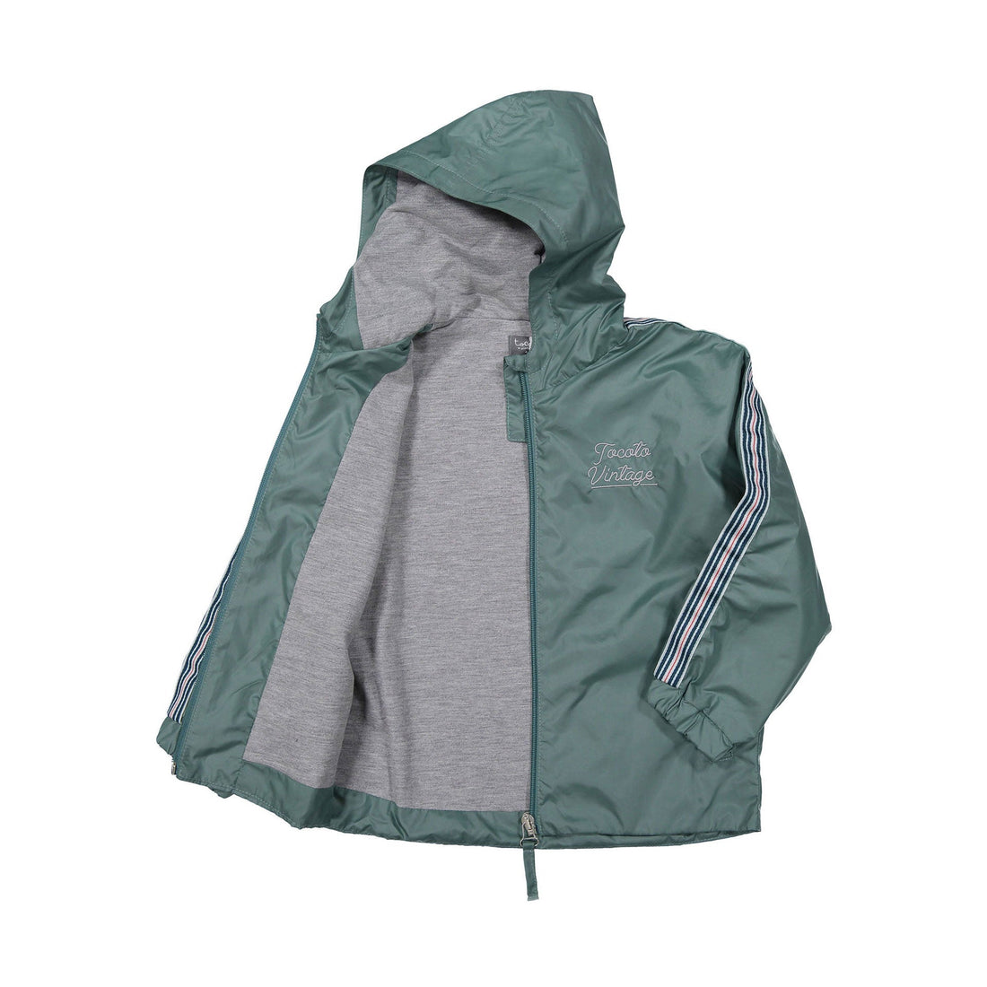 Tocoto Vintage Outerwear Tocoto Vintage Kind Green Windbreaker