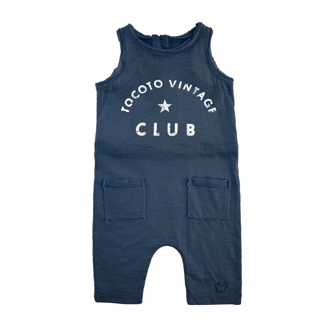 Tocoto Vintage rompers Tocoto Vintage Blue Baby Romper