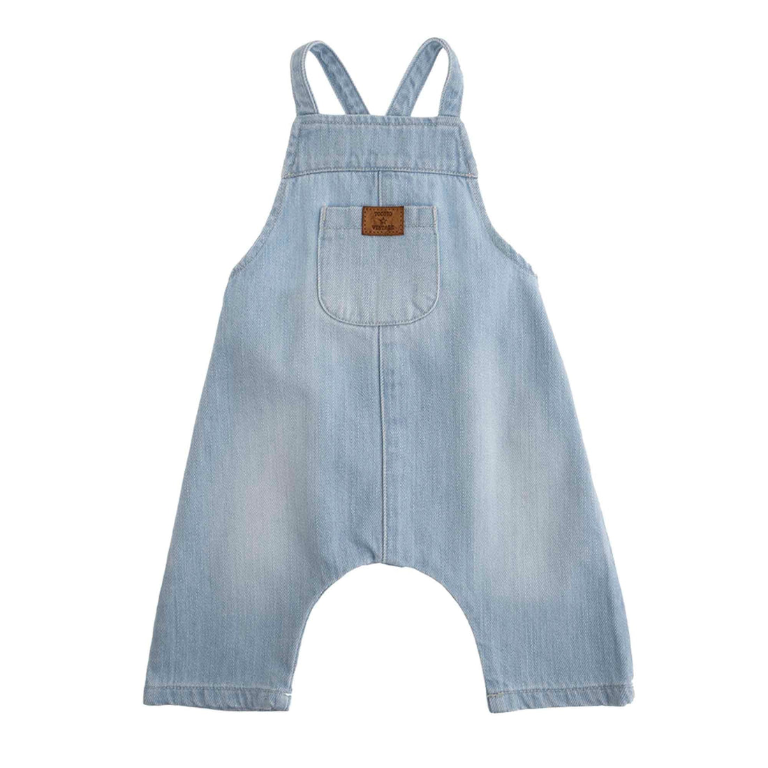 Tocoto Vintage rompers Tocoto Vintage Blue Denim Baby Dungarees