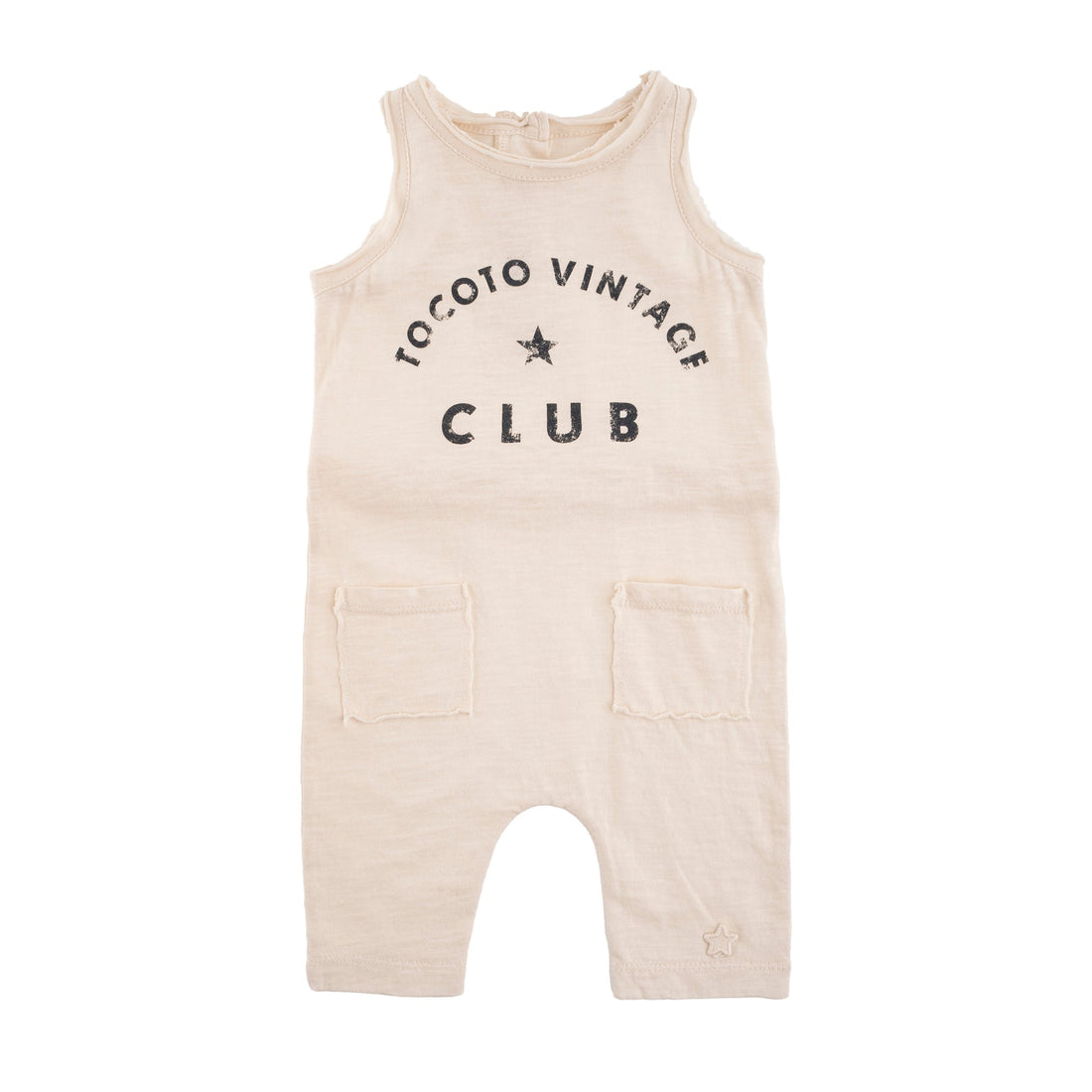 Tocoto Vintage rompers Tocoto Vintage Off-White Baby Romper