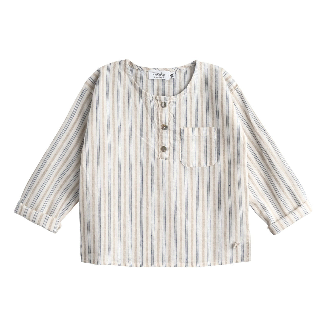Tocoto Vintage shirts Tocoto Vintage Blue Stripe Tunic