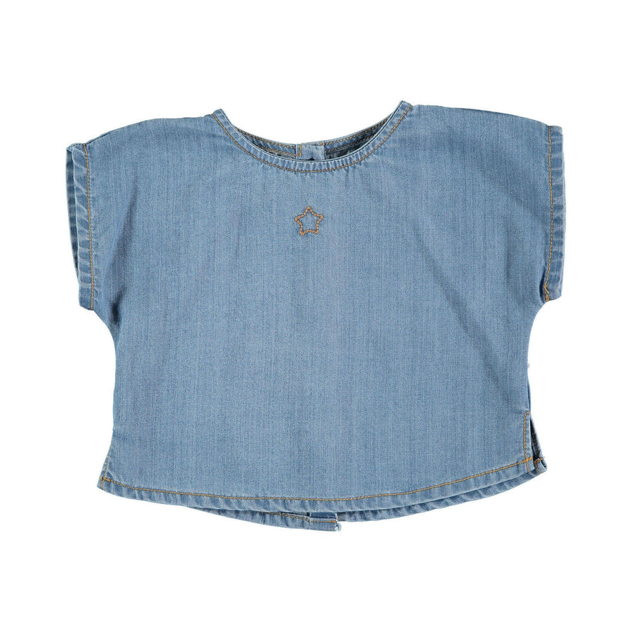 Tocoto Vintage shirts Tocoto Vintage Denim Baby Shirt
