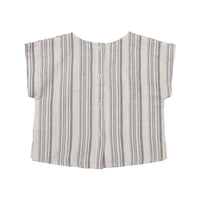 Tocoto Vintage shirts Tocoto Vintage Grey Striped Baby Shirt