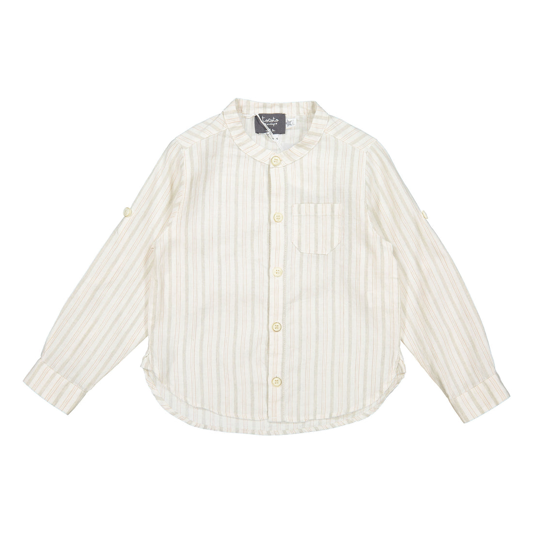 Tocoto Vintage shirts Tocoto Vintage Pink Stripe Tunic
