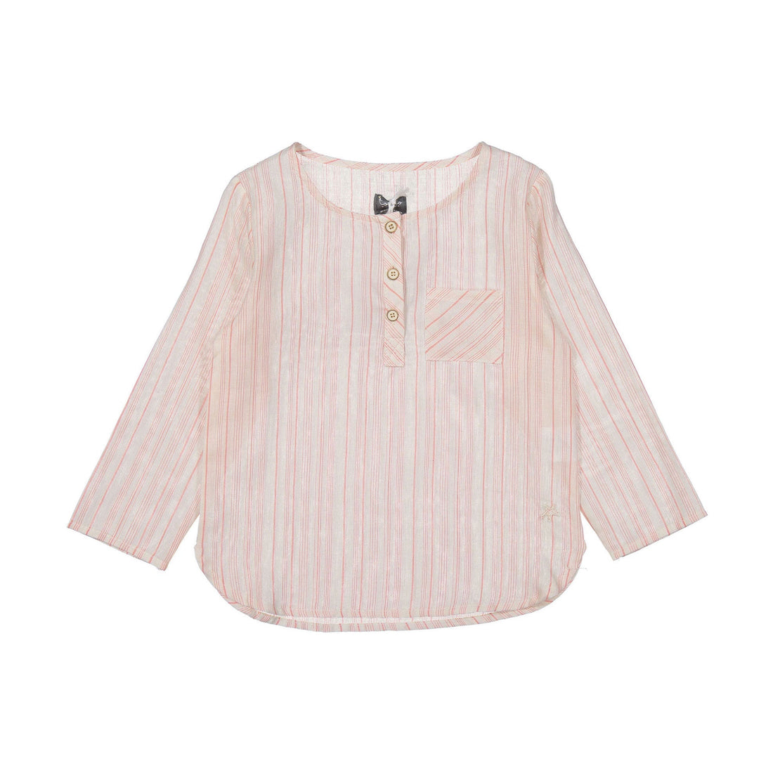 Tocoto Vintage shirts Tocoto Vintage Salmon Striped Tunic