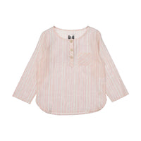 Tocoto Vintage shirts Tocoto Vintage Salmon Striped Tunic