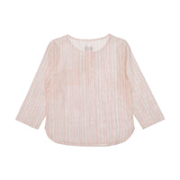 Tocoto Vintage shirts Tocoto Vintage Salmon Striped Tunic