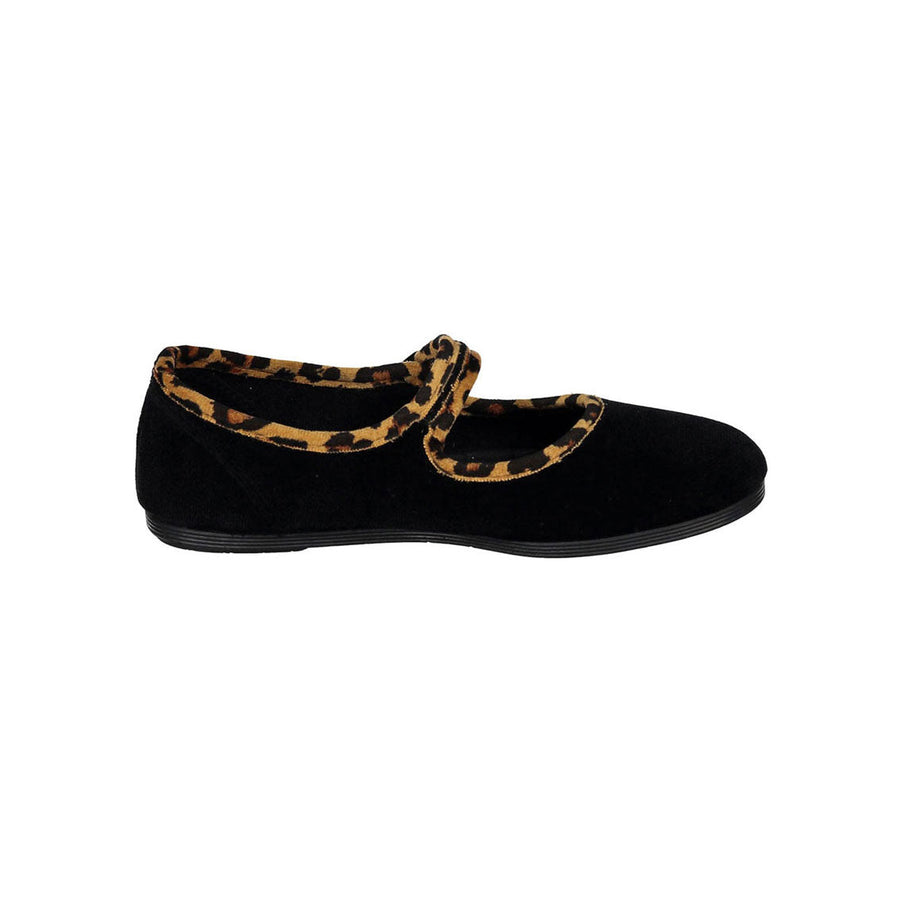 Tocoto Vintage shoes Tocoto Vintage Black Velvet Mary Janes