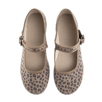 Tocoto Vintage shoes Tocoto Vintage Brown Animal Print Mary-Janes