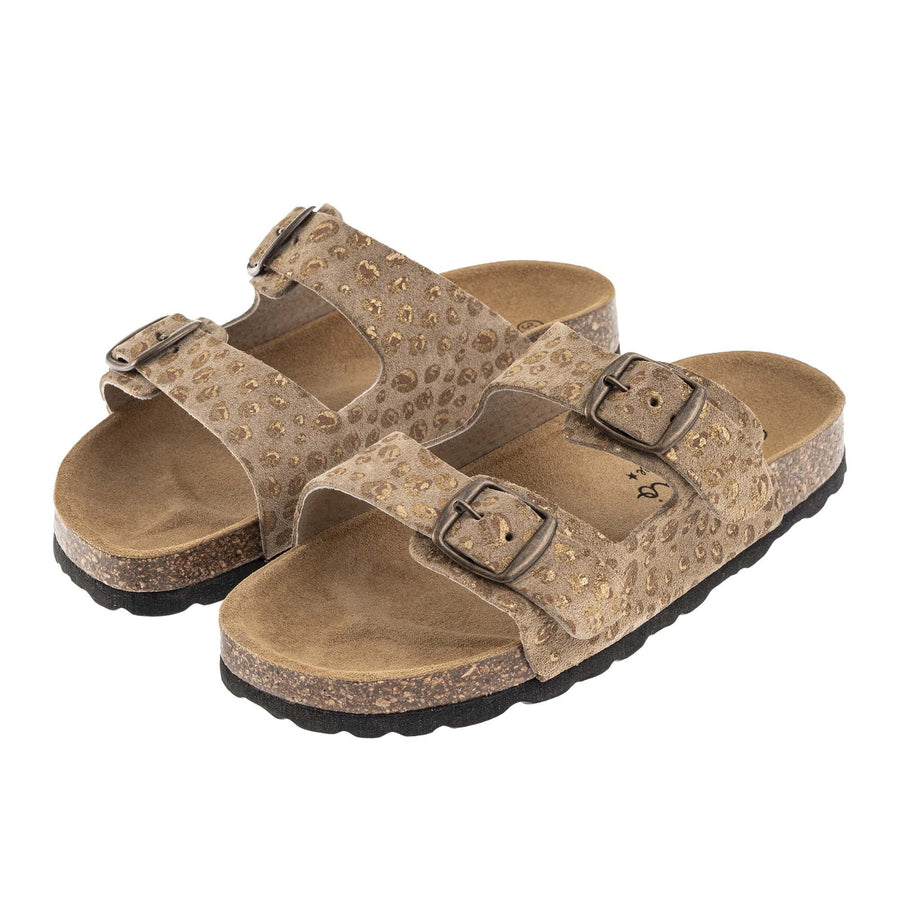 Tocoto Vintage shoes Tocoto Vintage Brown Animal Sandals