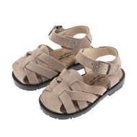 Tocoto Vintage shoes Tocoto Vintage Brown Braided Sandals