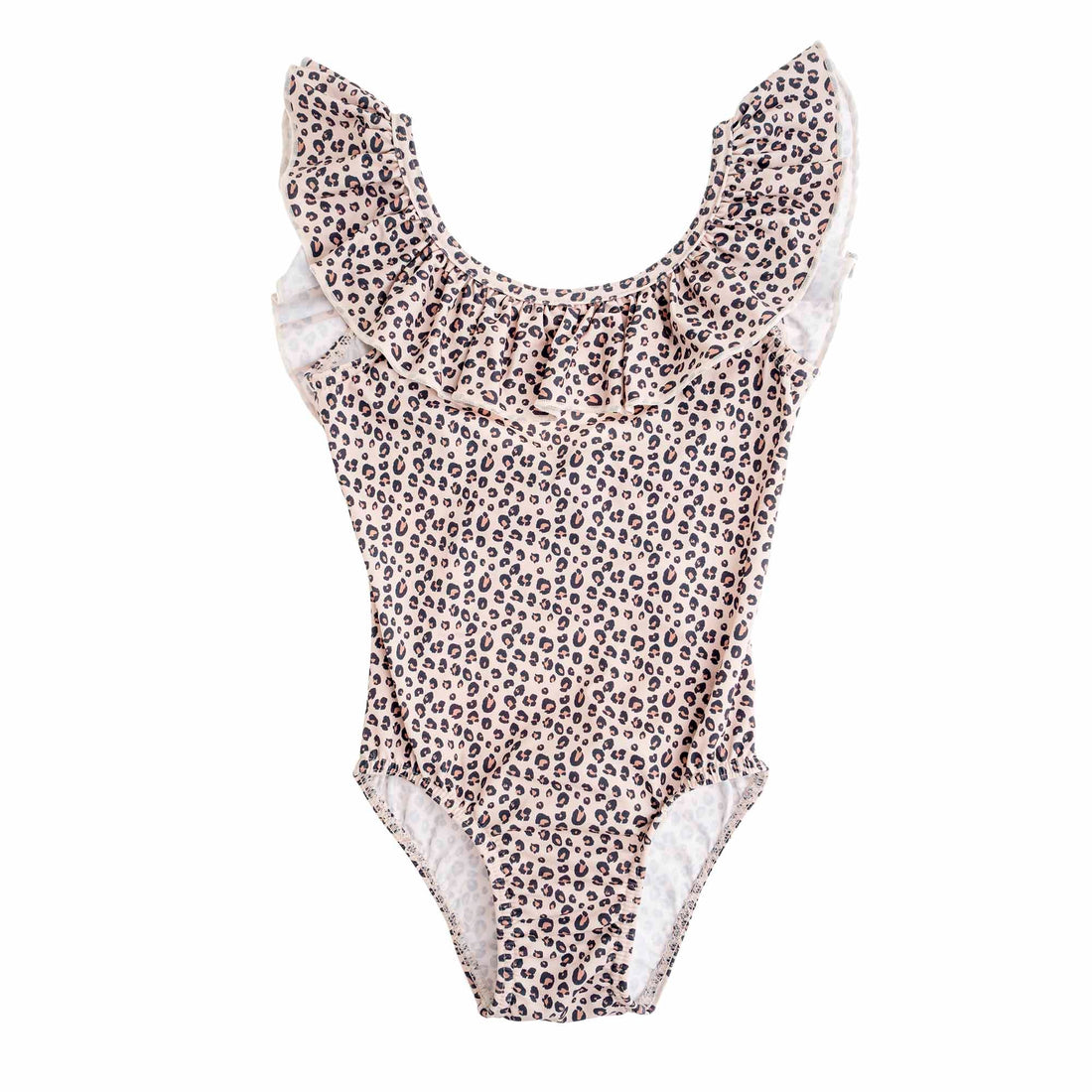 Tocoto Vintage swim Tocoto Vintage Brown Animal Print Swimsuit