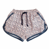 Tocoto Vintage swim Tocoto Vintage Brown Swimwear Boy Shorts Animal Print