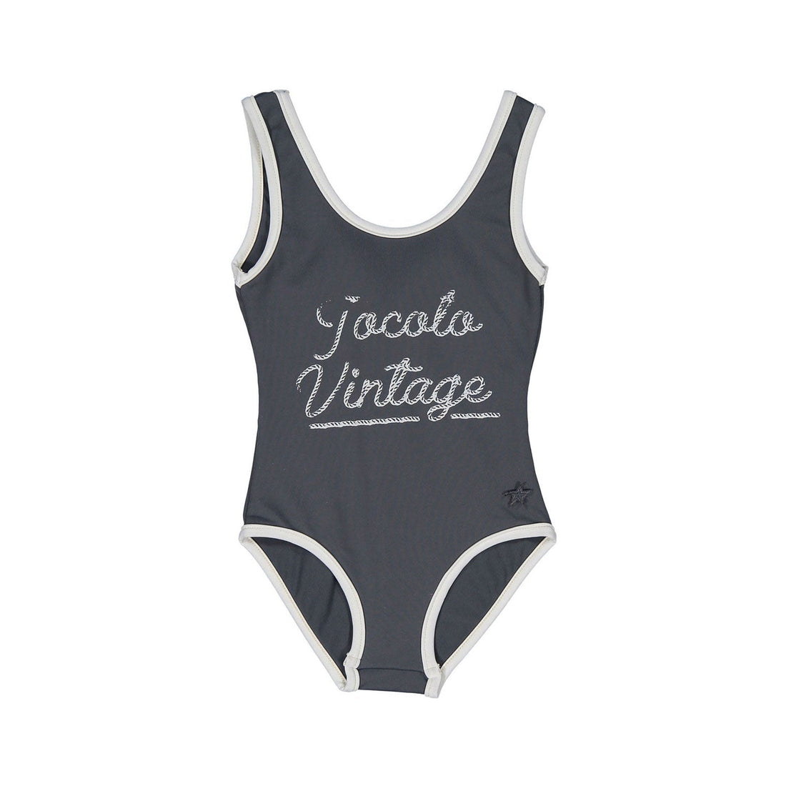 Tocoto Vintage swim Tocoto Vintage Grey Logo Swimsuit