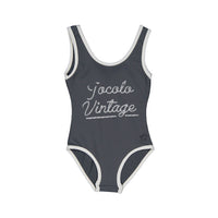 Tocoto Vintage swim Tocoto Vintage Grey Logo Swimsuit