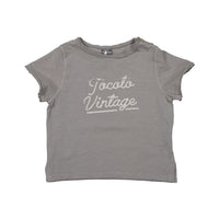 Tocoto Vintage tees 12m Tocoto Vintage Grey Logo T-shirt