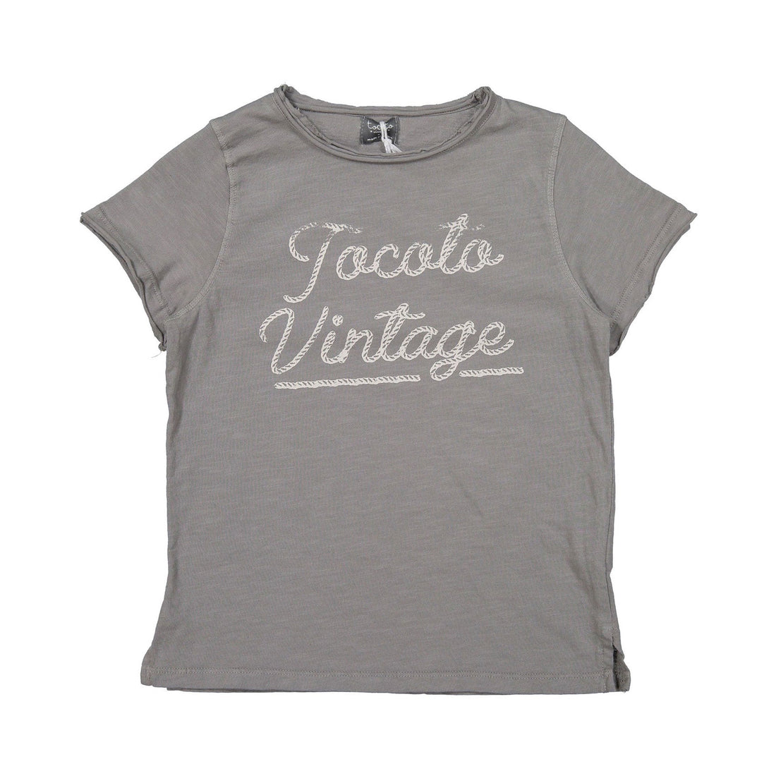 Tocoto Vintage tees 3 Tocoto Vintage Grey Logo T-shirt