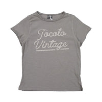 Tocoto Vintage tees 4 Tocoto Vintage Grey Logo T-shirt