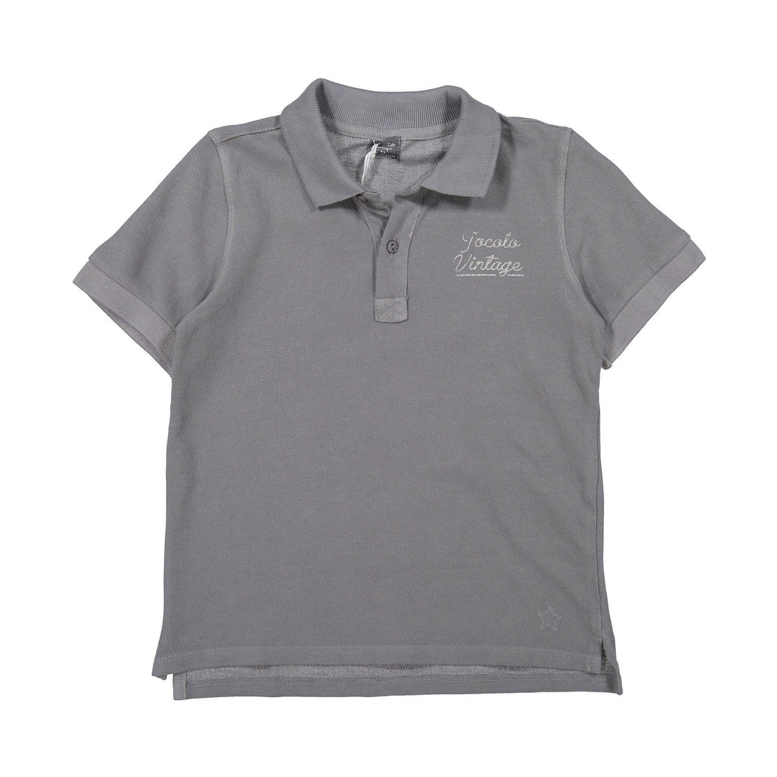 Tocoto Vintage tees Tocoto Vintage Grey Logo Polo