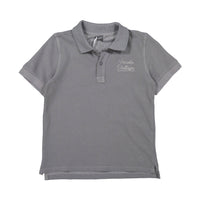 Tocoto Vintage tees Tocoto Vintage Grey Logo Polo