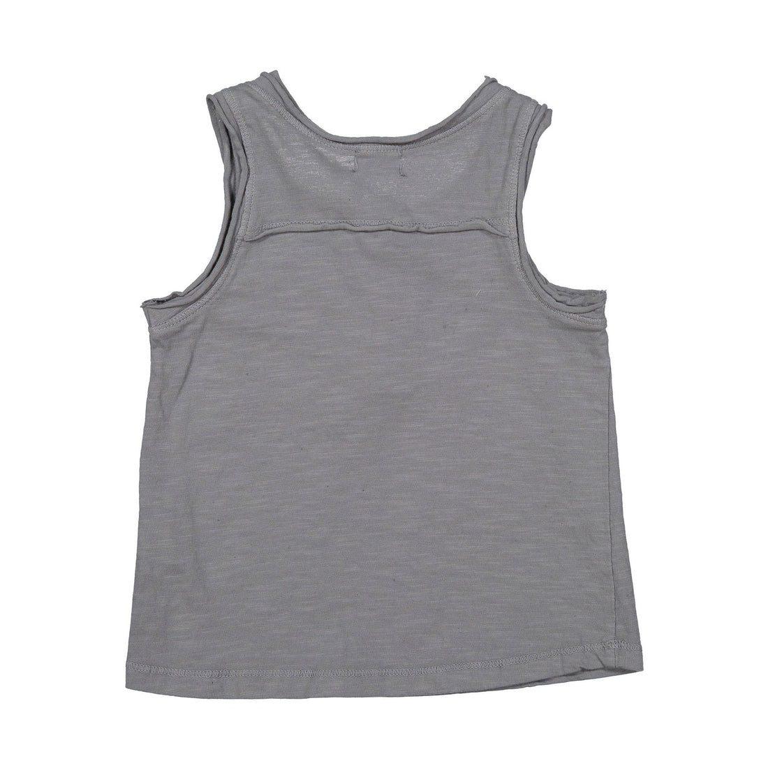 Tocoto Vintage tees Tocoto Vintage Grey Pocket Tank Top