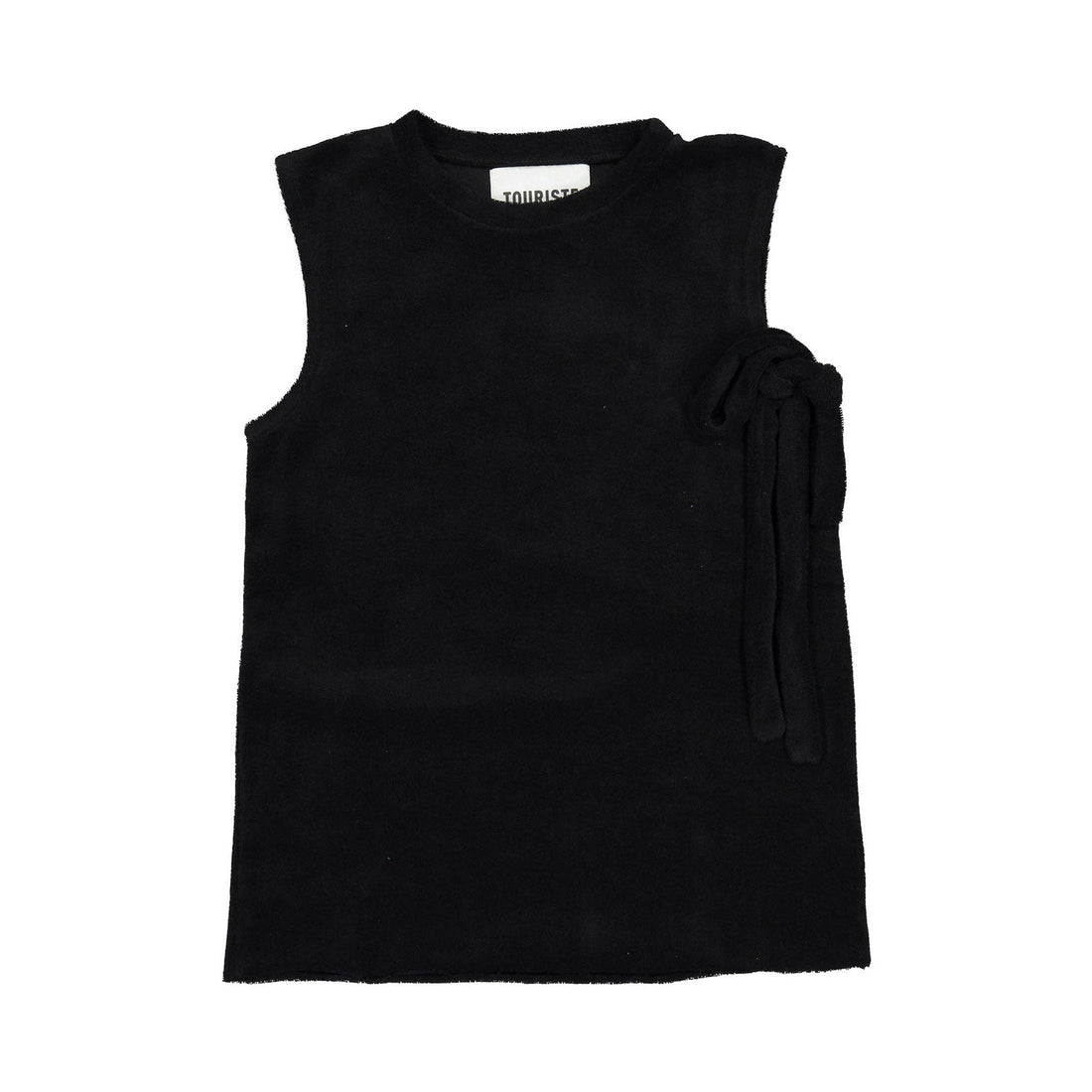 Touriste dresses Touriste Black Acetato Drew Terry Dress