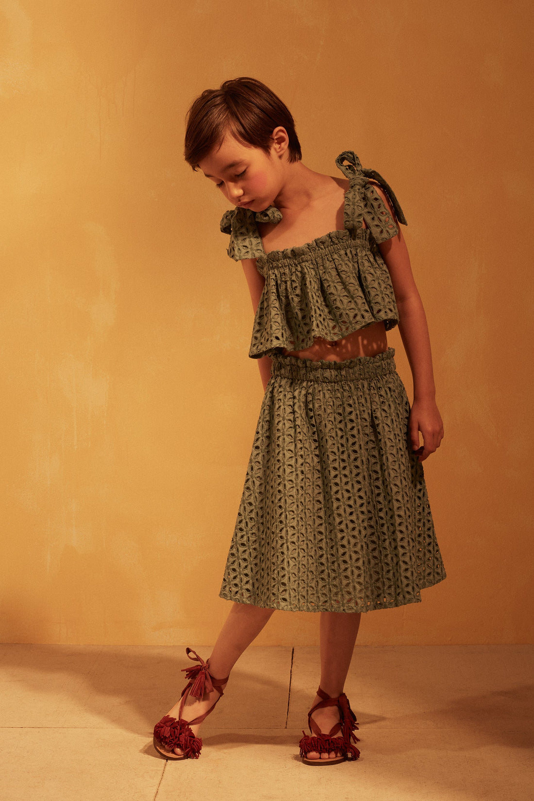 Tuchinda blouses Tuchinda Iceberg Green Lulu Top
