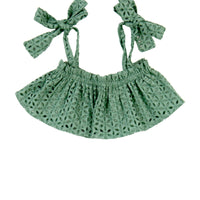 Tuchinda blouses Tuchinda Iceberg Green Lulu Top