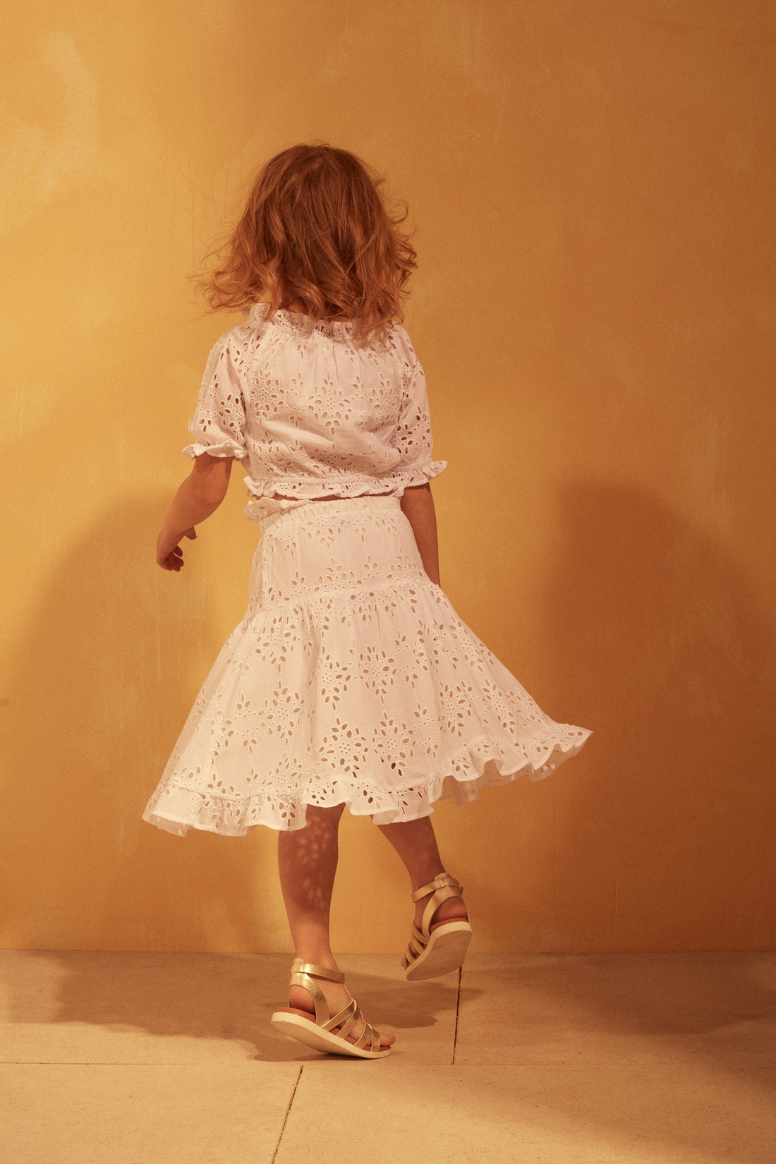 Tuchinda blouses Tuchinda White Eyelet Bonita Top
