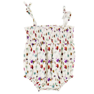Tuchinda Rompers and Bodysuits Tuchinda Flower Art Nelli Playsuit