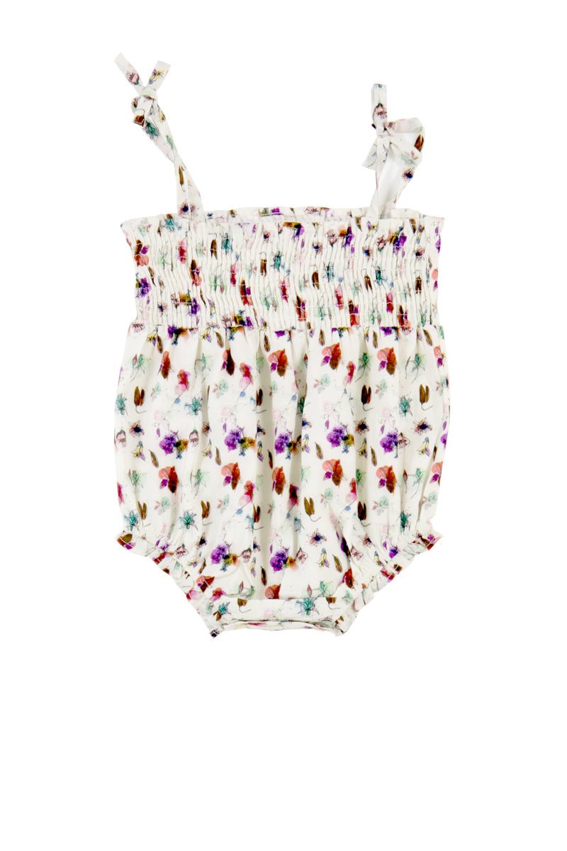 Tuchinda Rompers and Bodysuits Tuchinda Flower Art Nelli Playsuit