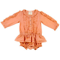 Tuchinda Rompers and Bodysuits Tuchinda Peach Elisabetta Playsuit